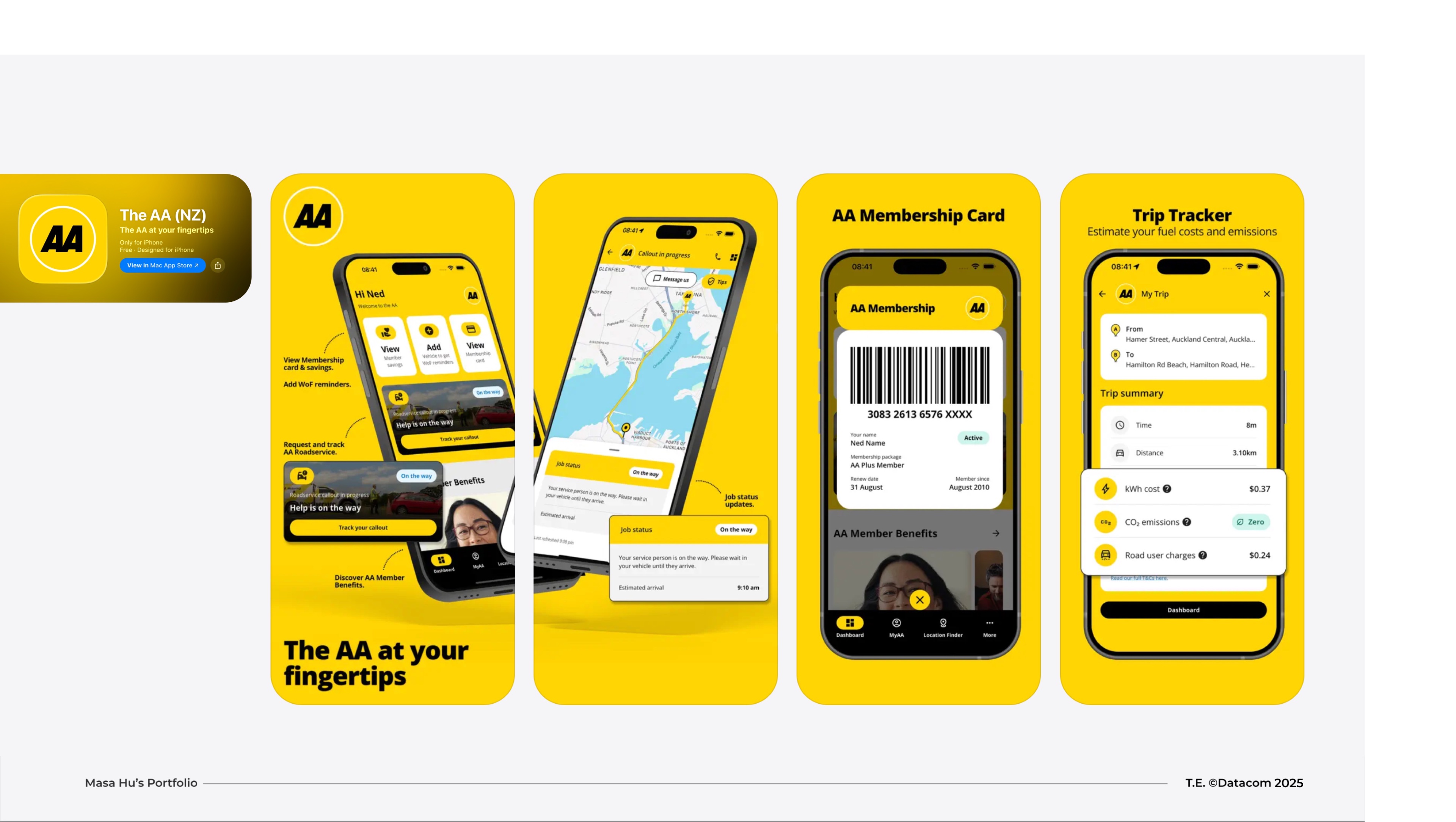 The AA NZ membership app