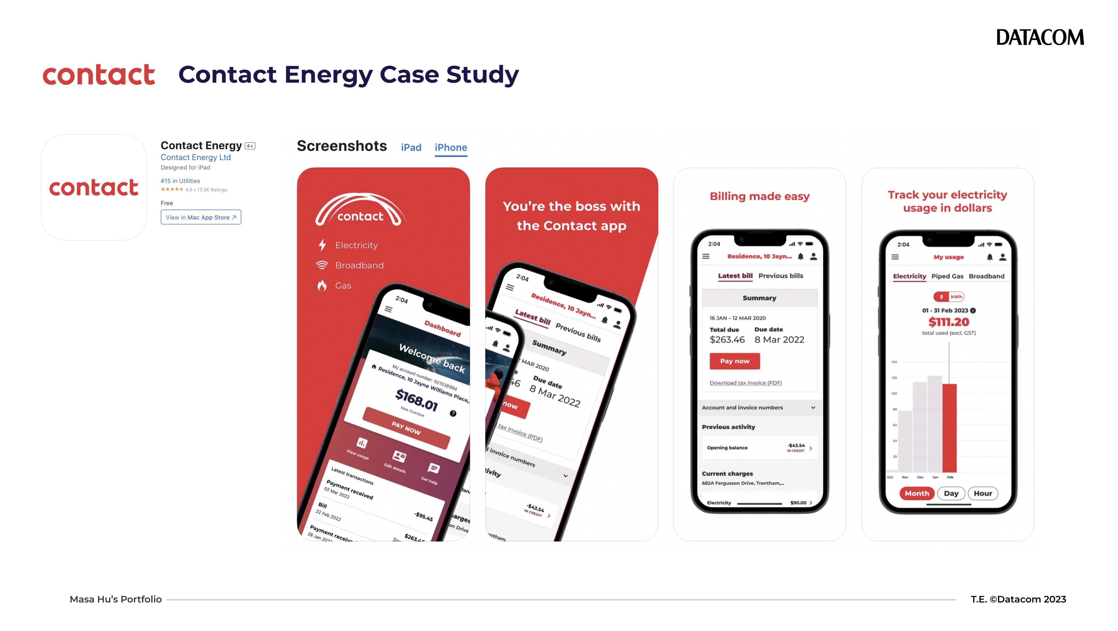 Contact Energy account app
