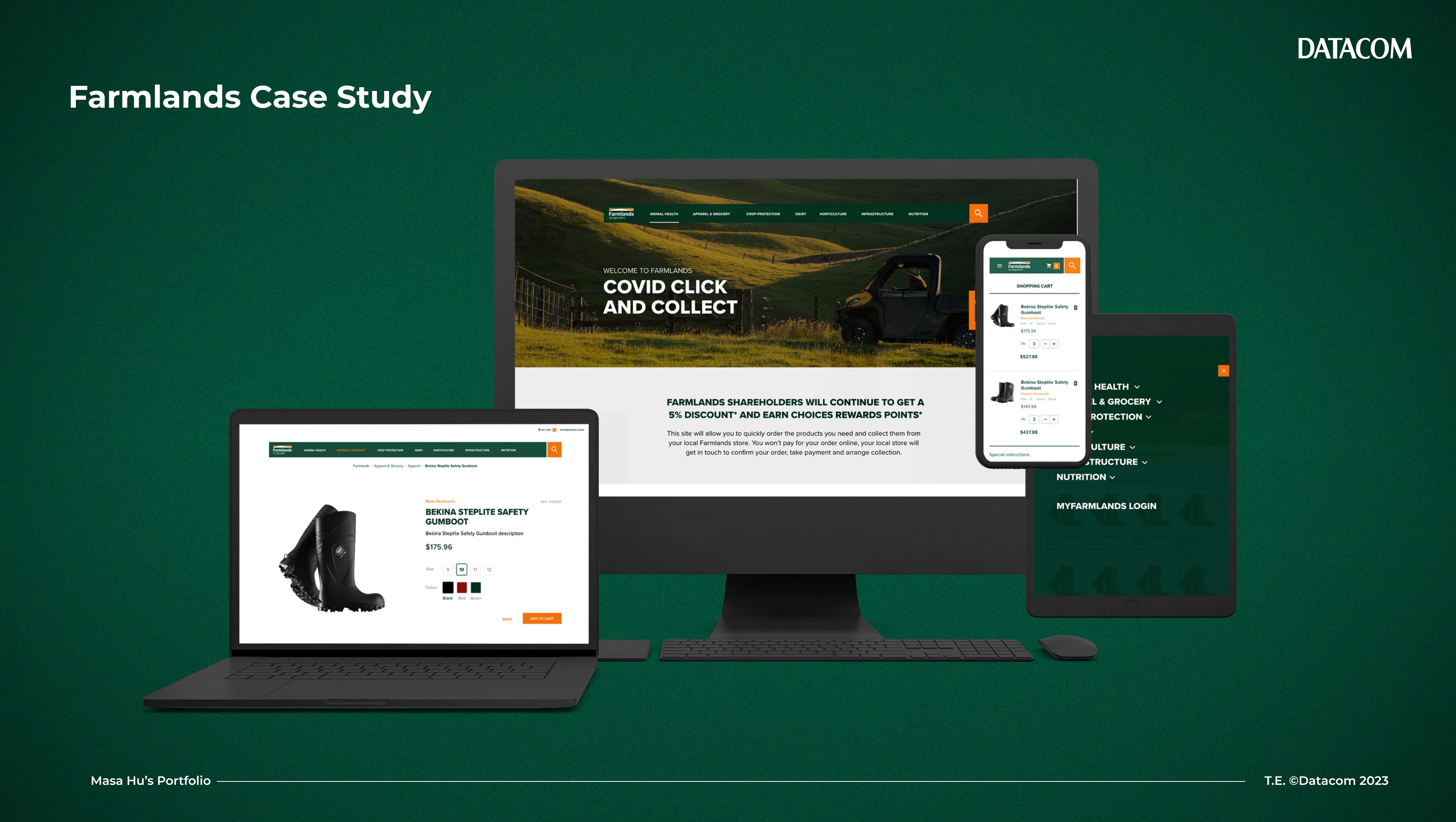 Farmlands e-commerce and shareholder portal
