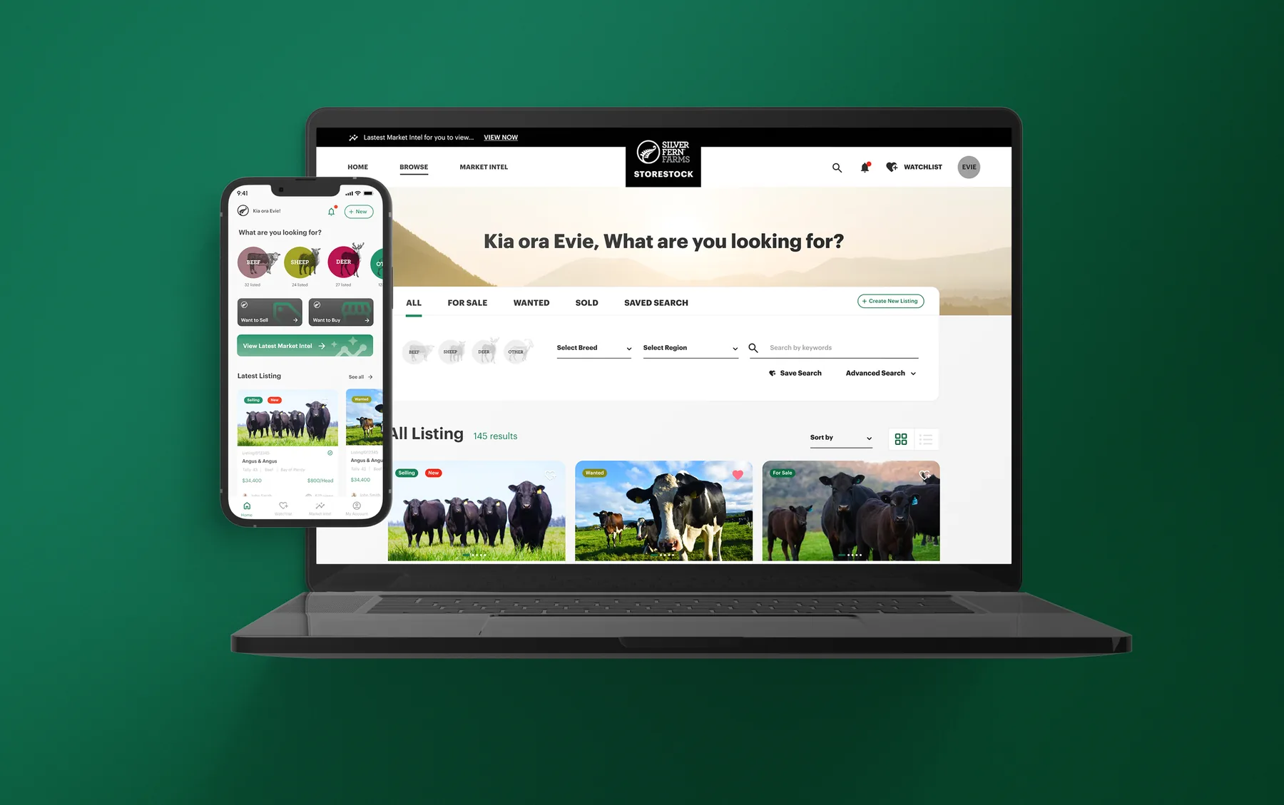 Silver Fern Farms Store Stock website
